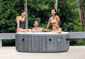 Intex | Vírivý bazén Pure Spa - Bubble Greywood Deluxe AP 4 + výhodný set príslušenstva | 19900145