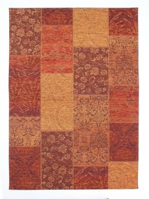 Flair Rugs koberce Kusový koberec Manhattan Patchwork Chenile Terracotta - 120x170 cm