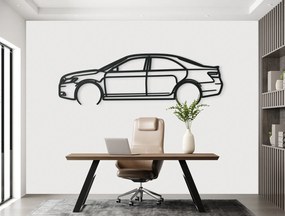drevko Obraz na stenu Toyota Camry 07 Rozmer obrazu: 26,5 x 86 cm, Farba dekorácie: Čierna