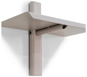 Sivo-béžová kovová polica 28 cm Hola – Spinder Design