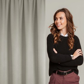 ZATEMŇOVACÍ ZÁVES NA PÁSKE CARLO 130X300 CM BÉŽOVÁ