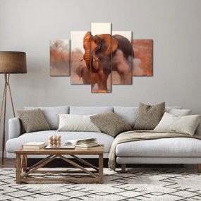 Obraz - Veľký slon africký (150x105 cm)