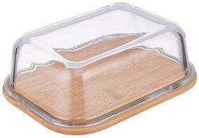 BAMBOO Dóza na maslo so skleneným vekom