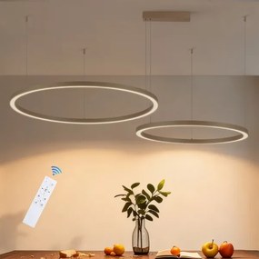 Brilagi - stmievateľný LED závesný luster PORTOFINO LED/98W/230V béžový + DO