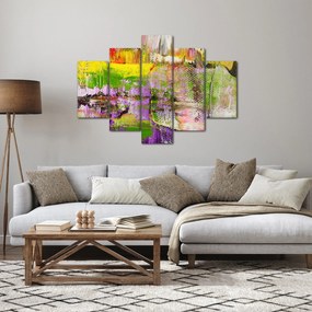 Obraz abstrakcie - maľba (150x105 cm)