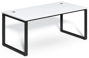 Stôl SimpleOffice 180 x 90 cm, biela / čierna