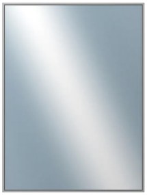 DANTIK - Zrkadlo v rámu, rozmer s rámom 60x80 cm z lišty Hliník šedá (7269006)