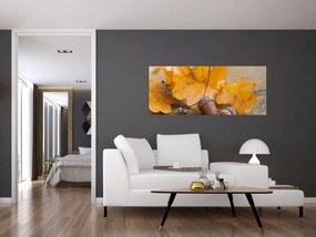 Obraz - Jesenné žalude (120x50 cm)