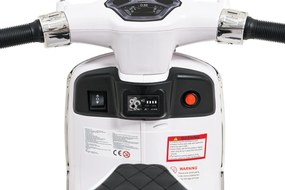 Ramiz Vespa Scooter ROMA Biela Detský motocykel