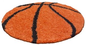 Detský koberec Fun oranžová lopta, kruh