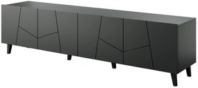 Cama TV stolík Etna - čierna