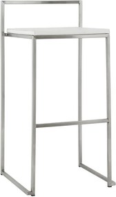 Dizajnová barová stolička Ethan biela