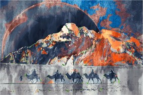 Obraz - Ilustrácia potníkov (90x60 cm)