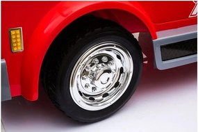 LEAN CARS Pilot LL911 Červené hasičské auto na batérie pre deti