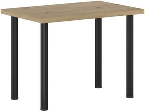 Vintino Jedálenský stôl LUNARO 101 × 67 cm – dub artisan / čierna