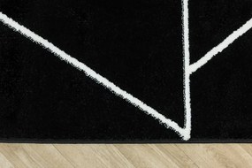 Koberec LIMA C877B čierny / biely