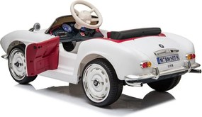 LEAN CARS BMW Retro biele auto na batérie