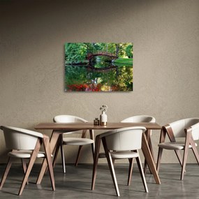 Sklenený obraz rieky (70x50 cm)