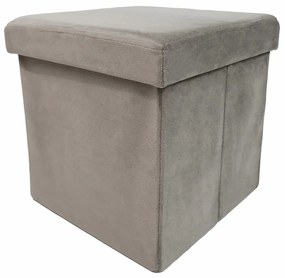 Taburet Skora béžový