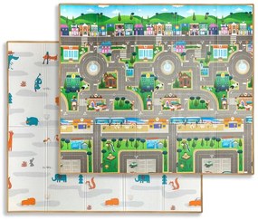 Hracia podložka pre deti Play City and Fields T1