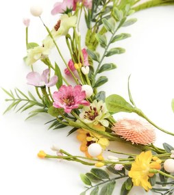 Veniec FLOS s farebnými kvetmi 884851