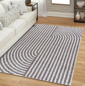 Dizajnový koberec v béžovej farbe Athos Šírka: 80 cm | Dĺžka: 150 cm