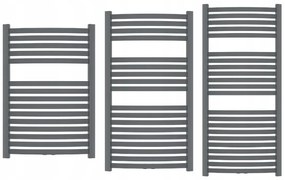 Invena Invena, kúpeľňový rebríkový radiátor 540x1000 mm 446W, grafitová, UG-02-100-A