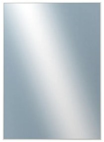 DANTIK - Zrkadlo v rámu, rozmer s rámom 50x70 cm z lišty Hliník biela (7273027)