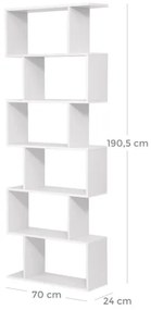 Knižnica LIVARO biela