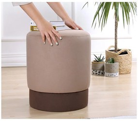 Svetlohnedý taburet Ropp – Artie