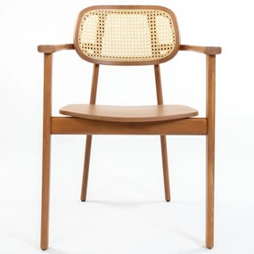 VANESA P WALNUT DREVENÁ STOLIČKA black