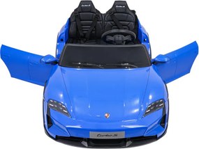 Elektrické autíčko Porsche Taycan Turbo S modré