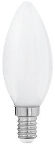 EGLO Úsporná LED žiarovka, E14, C35, 4W, 470lm, 2700K, teplá biela