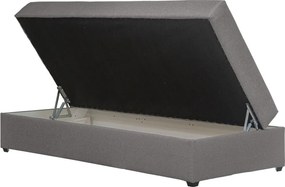 Posteľ Ormea 88x202 cm, šedá látka