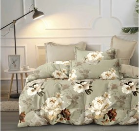 Bavlnené obliečky CALMELIE zelené Rozmer obliečky: 70 x 90 cm | 140 x 200 cm