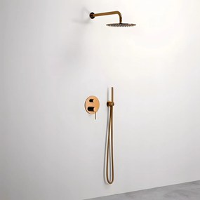 Rea Lungo - Podomietkový sprchový set, ružová-zlatá, REA-P4111