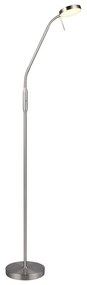 LED stojacia lampa v striebornej farbe (výška 160 cm) Moreno – Trio