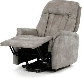 Polohovacie kreslo sivé, elektrické TV-Q8575 GREY3