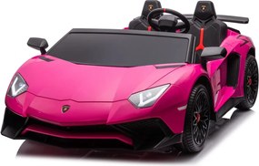 LEAN CARS Lamborghini XXL batéria do auta A8803 ružová 24V