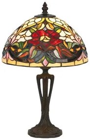 Vitráž lampa tiffany stolná LILY 40*25