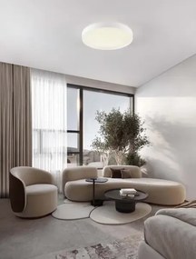 LED stmievateľné biele moderné stropné svietidlo Roi 50