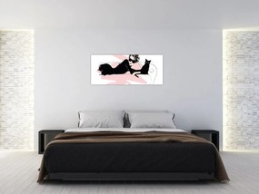 Obraz - Fashion lady (120x50 cm)