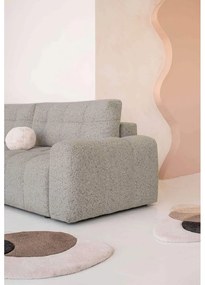 Svetlohnedá rozkladacia modulárna rohová pohovka s úložným priestorom (ľavý roh) Lulu – Miuform