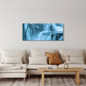 Obraz - ľadové vodopády (120x50 cm)