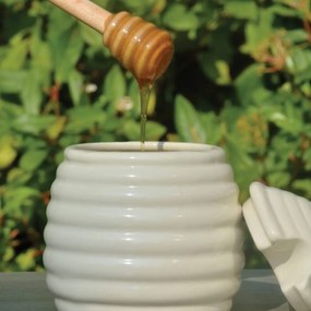 Keramická nádoba na med Honey, 12,5x11 cm