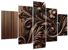 Obraz - Vzor z dreva (150x105 cm)