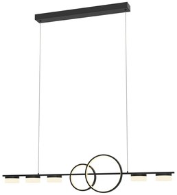 Wofi 7030-702 - LED Stmievateľný luster na lanku MESSINA LED/57W/230V čierna