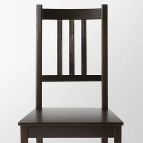 IKEA STEFAN Stolička hnedo-čierna