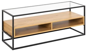 Televízny stolík ZEIN dub/čierna