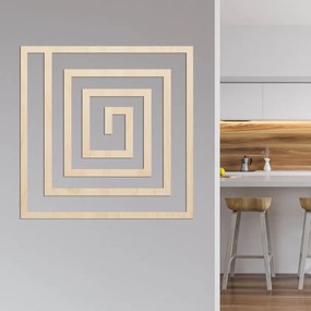 Drevená dekorácia na stenu špirála I SENTOP PR0397